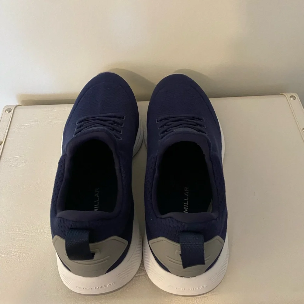 ❗️SALE❗️Peter Millar Men's Navy Blue Athletic Shoe - Picture 3 of 4